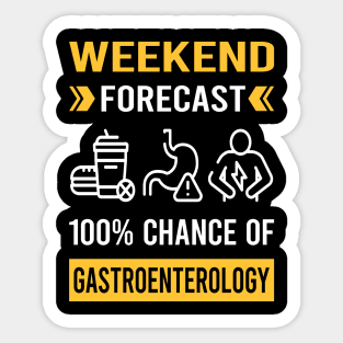 Weekend Forecast Gastroenterology Gastroenterologist Sticker